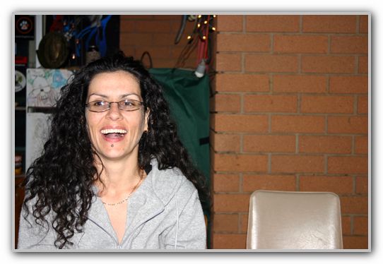 LJ laughing